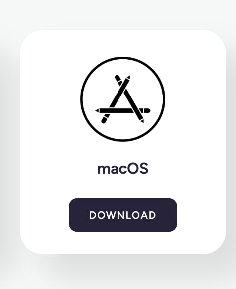 Linphone — кнопка DOWNLOAD для macOS